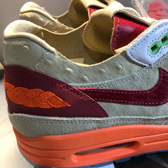 Nike CLOT x Air Max 1 2021 Kiss of Death, Men’s Size 9 Women’s Size 10.5 OG Box - Picture 6 of 16